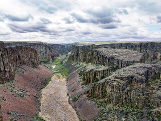 Long deep Canyon of the Owyhee River