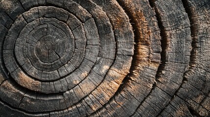 Fototapeta premium Tree trunk cross section texture