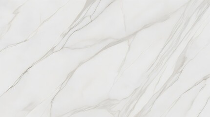 Luxury White Marble Texture with Subtle Gray Veins