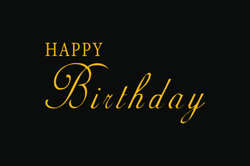 Happy birthday. Birthday. poster. Happy birthday brush. Vector illustration for shop, discount, sale, flyer, decoration. Lettering style. Vector