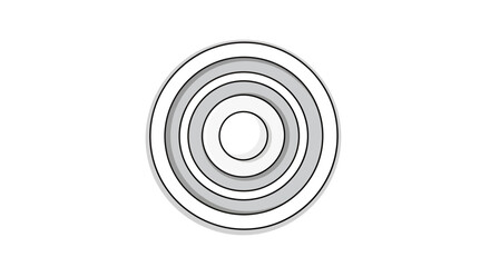 Naklejka premium Hypnotic Circular pattern in grayscale a mesmerizing design for diverse applications