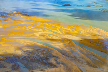 Noirmoutiers Island aerial view in french atlantic ocean