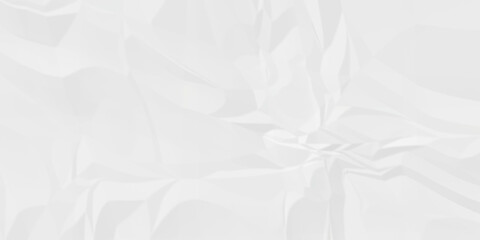 Crushed aged page white paper rough obsolete wrinkle cardboard crumpled satin fabric ripped cloth decoration background	
