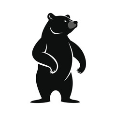 Fototapeta premium silhouette bear icon - vector illustration of bear