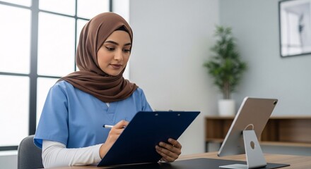 Empowering Women in Healthcare Digital Transformation A Portrait of Professionalism Efficiency and Modern Medical Practice in a Digital World for All Peoples