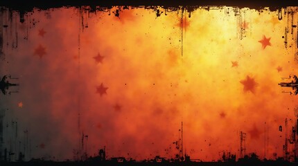 3D Render of Distressed Film Grain Texture with Light Leaks and Grunge Effect&rdquo;