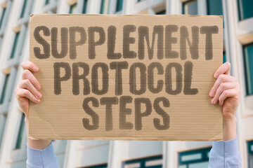 "Supplement Protocol Steps" Structured approach works. PROTOCOL. STEP. WORK. METHOD. FIX.