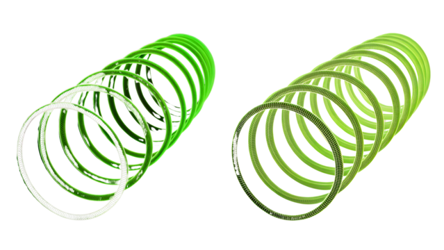 Png Neon Green Circular Glow Overlay PNG on transparent background
