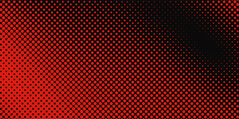 red dot black background nice and bright. Modern creative trendy design in vector illustration