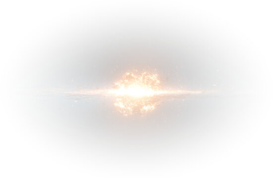 Png yellow light effect reflections, neon illumination in yellow colors. Bright light lens.	 - Powered by Adobe