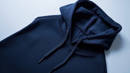 Navy hoodie mockup
