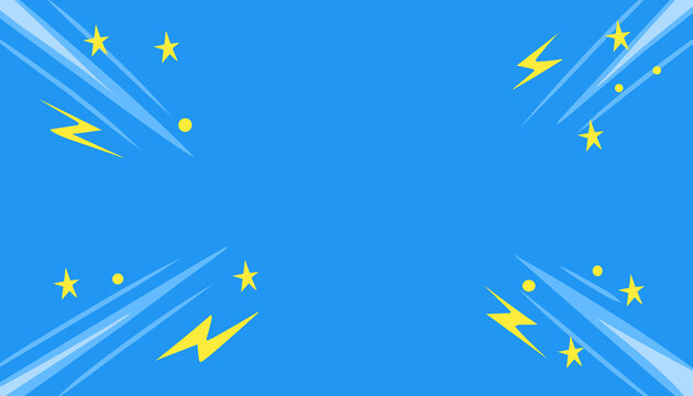 pop art blue comic background design