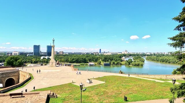 panorama of the city of vilnius