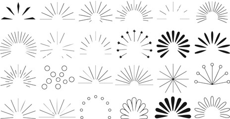 Obraz premium Radiant Line Patterns