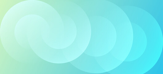 Minimal abstract background. Banner design with blue and green color gradation. Colorful and creative design.
