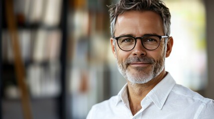 Portrait successful business man