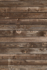 Rustic brown wooden wall with natural texture