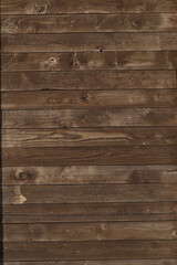Rustic brown wooden wall with natural texture
