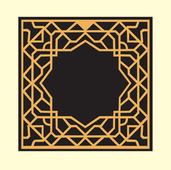 A very beautiful and cool Islamic themed vector background image design, very suitable to be used as a poster for activities