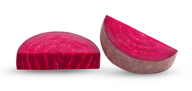 Beetroot with leaves on  transparent png ( image from camera )