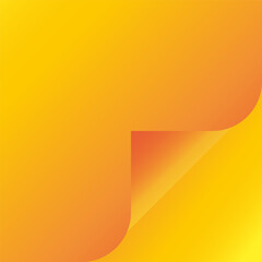 Decorative curled page corner graphic with subtle texture