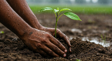Hardworking Indian Farmer in Rural Fields – Traditional Agriculture, Daily Life, and Village Farming Culture