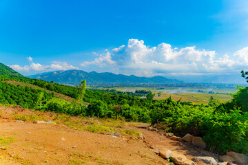 Obraz premium Highlands.Mountainous areas near Nha Trang in Vietnam. 