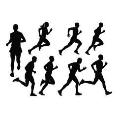 Runners silhouette collection