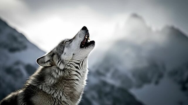 Wolf Howling On Mountain Stock Videos – 1,704 HD & 4K Footage
