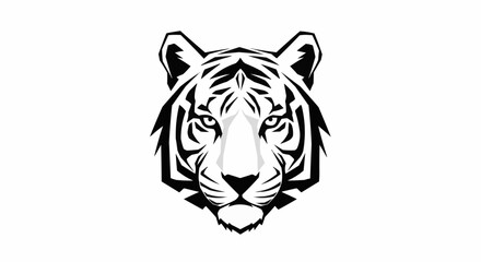 Animal Logo Vector Set, Wildlife Mascot Silhouette, Animal Head Illustration Design
