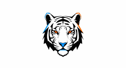 Animal Logo Vector Set, Wildlife Mascot Silhouette, Animal Head Illustration Design
