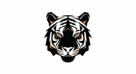 Animal Logo Vector Set, Wildlife Mascot Silhouette, Animal Head Illustration Design
