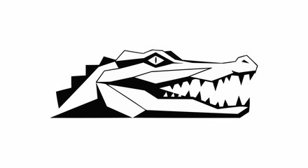 Animal Logo Vector Set, Wildlife Mascot Silhouette, Animal Head Illustration Design
