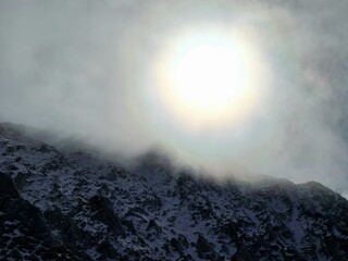 clouds over the horizon