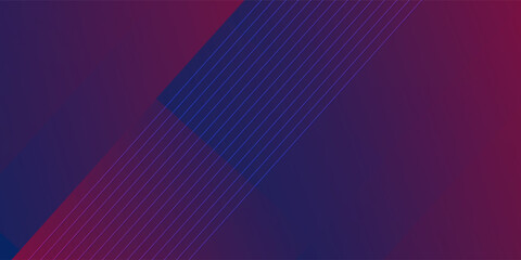 Abstract blue red banner geometric shapes background. Vector abstract graphic design banner pattern presentation background web template.