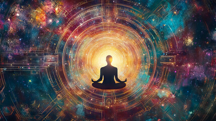 Meditative Journey through the Cosmic Harmony and Inner Illumination Sphere for World Meditation Day