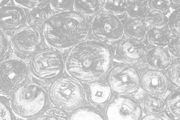 Fototapete Rund Brennholz Distressed Pile of Chopped Firewood Wall Vintage Overlay Texture  © ZackZephyr