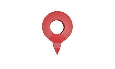 red map pointer
