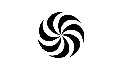 Borjgali symbol, black isolated silhouette