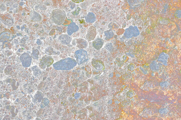 Grunge Cement Plaster Texture. Concrete wall Textured of Rough and Cracked with Black and White...