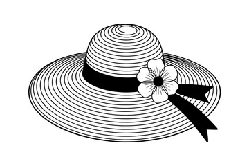 vector illustration of a hat