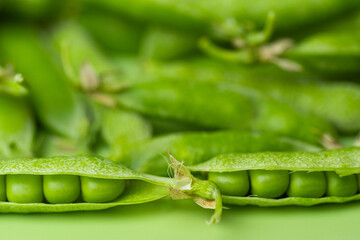 photo of fresh green peas