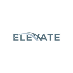 Elevate logo design, business consulting vector icon template