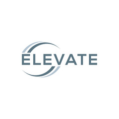 Elevate logo design, business consulting vector icon template
