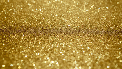 texture of golden glitter closeup sparkling background