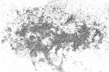 High-Resolution Sawdust Wood Overlay Texture with Distressed Grainy Grunge on Transparent Background for Creative Design Projects