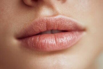 Obraz premium lip care in winter