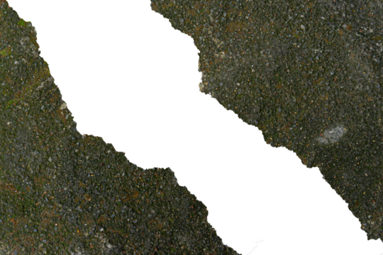 Mossy Textured Concrete Border with Rough Edges - Powered by Adobe