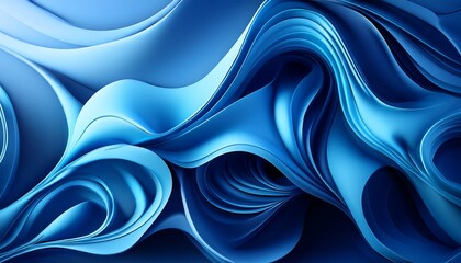 Obraz premium Abstract Modern Fluid Shapes Blue Background