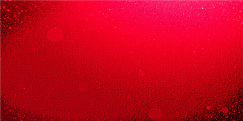 Dark red grunge texture paint on vintage paper with retro Christmas pattern design